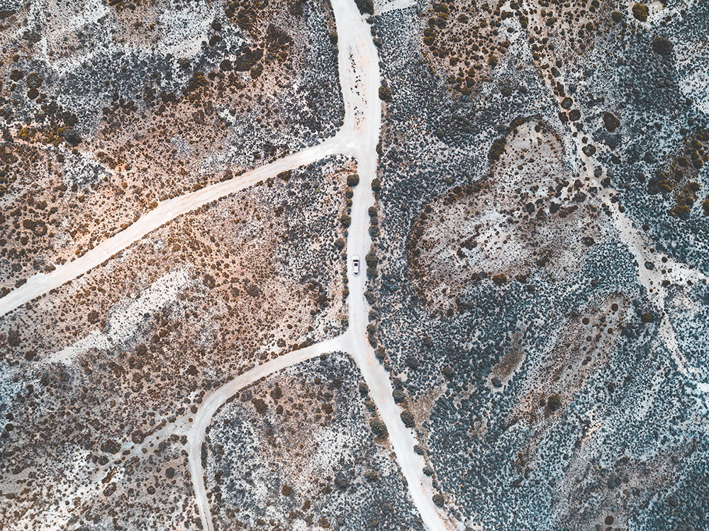 The Long Journey: Road Travel Shots Drone Photography By Kevin Krautgartner