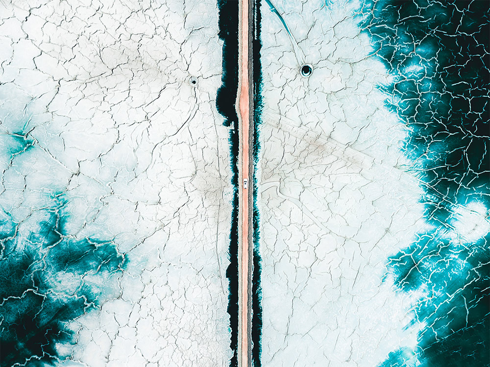 The Long Journey: Road Travel Shots Drone Photography By Kevin Krautgartner