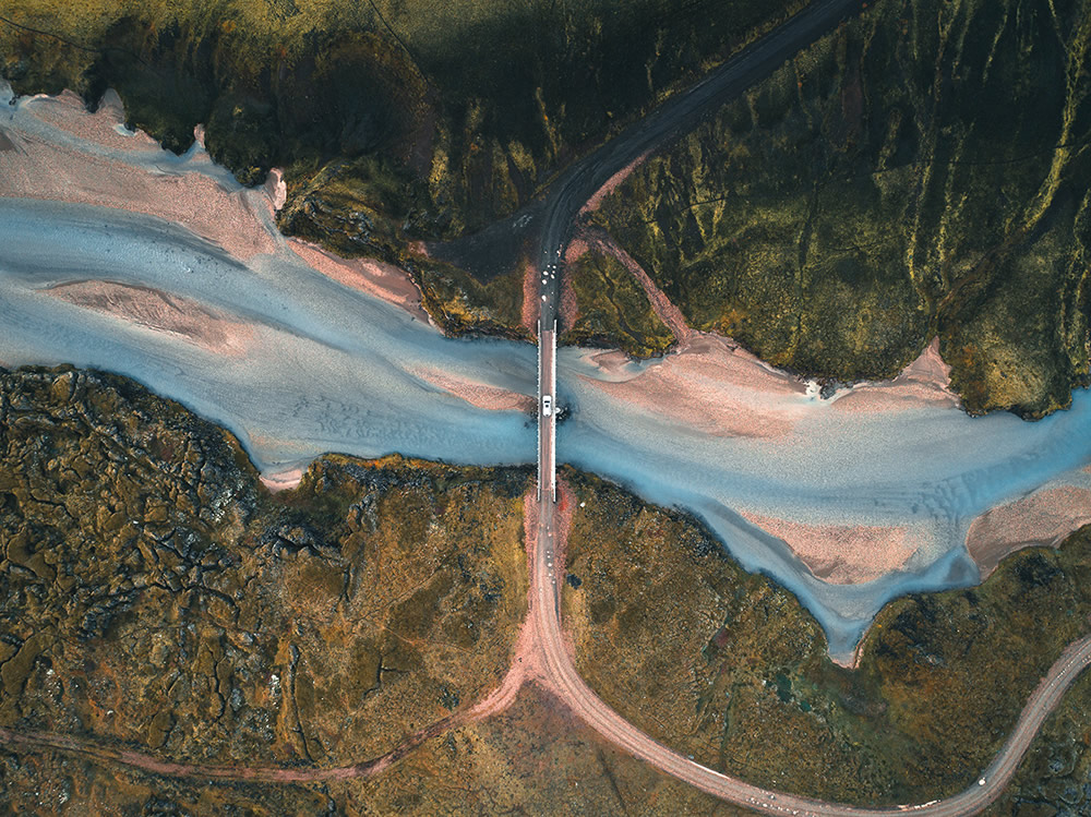 The Long Journey: Road Travel Shots Drone Photography By Kevin Krautgartner