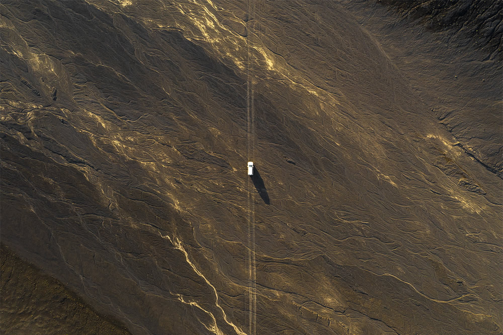 The Long Journey: Road Travel Shots Drone Photography By Kevin Krautgartner