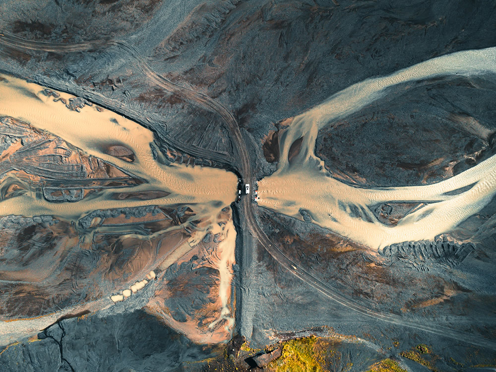 The Long Journey: Road Travel Shots Drone Photography By Kevin Krautgartner