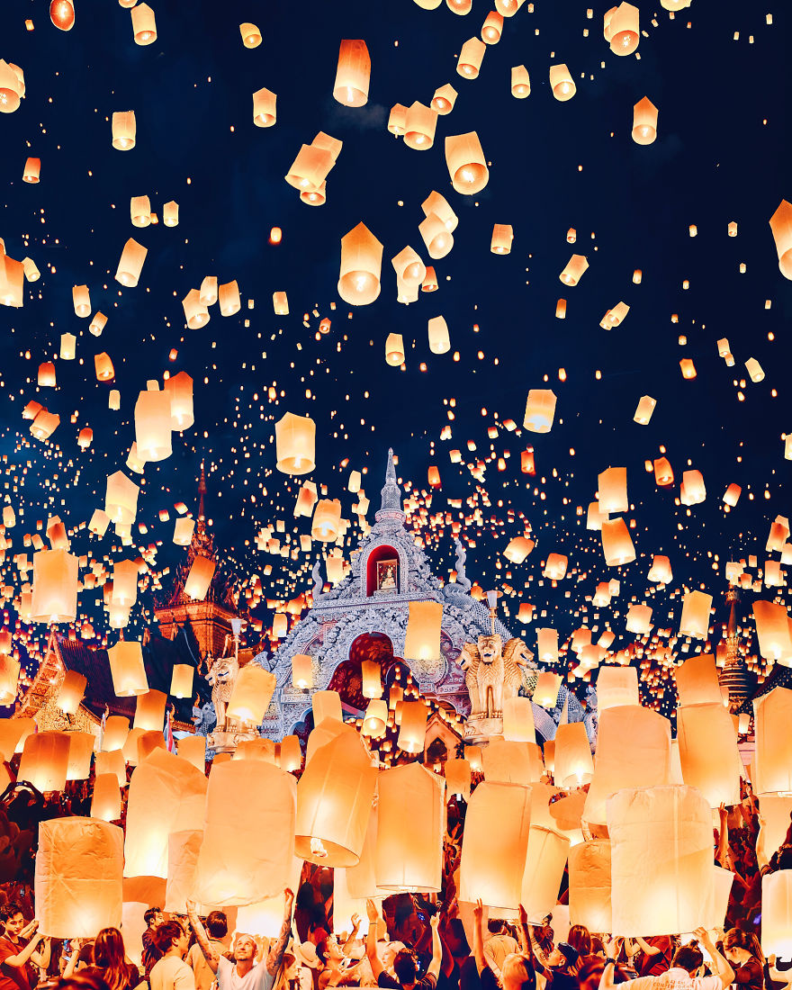 Magical Photos Inspired By Balloons, Bubbles, And Lights By Kristina Makeeva