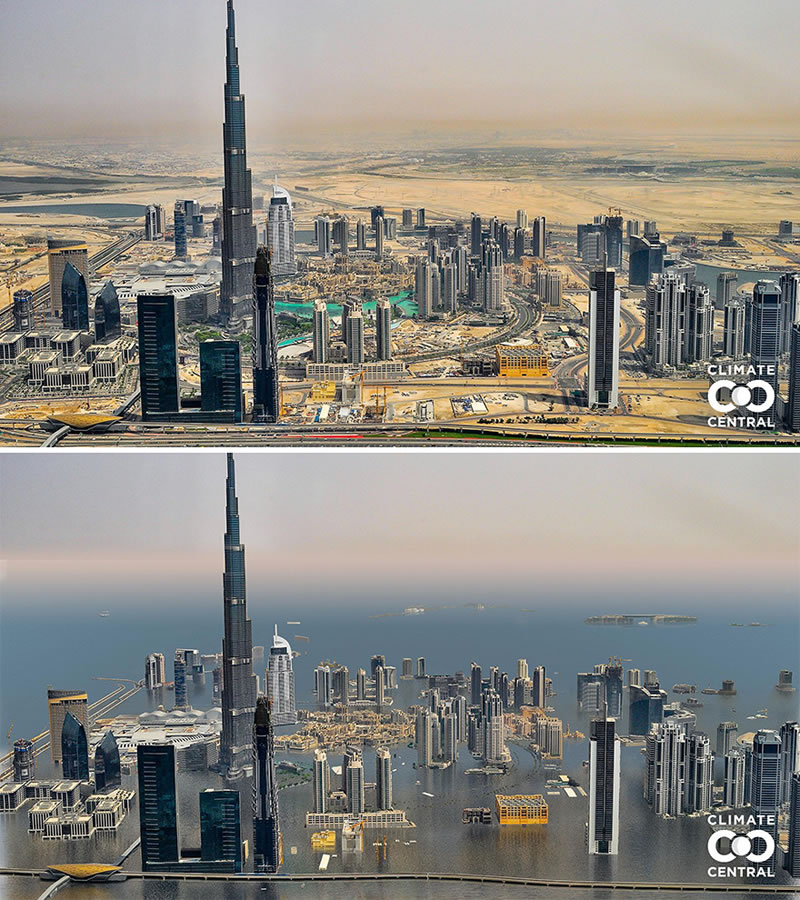 How Famous Places Might Look Like In 2050 When The Global Temperature Rises