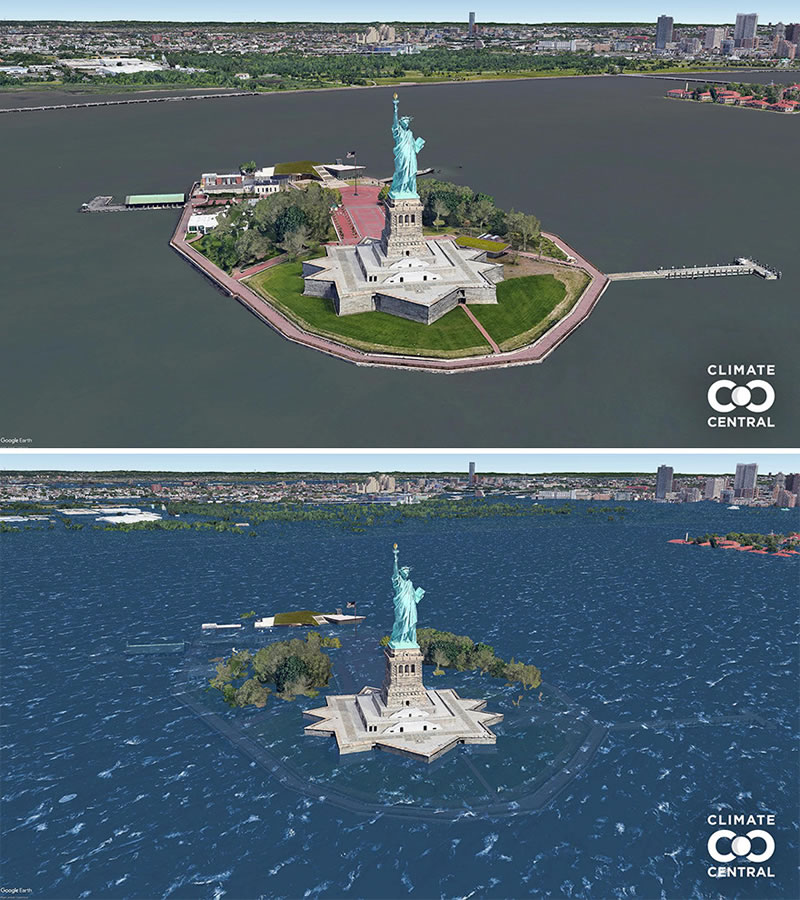 How Famous Places Might Look Like In 2050 When The Global Temperature Rises