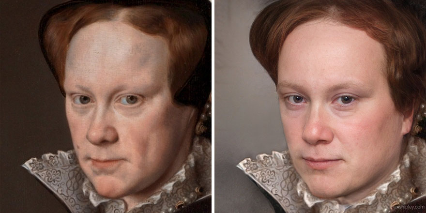 Well-Known Historical Figures, Paintings Recreated Using Artificial Intelligence 