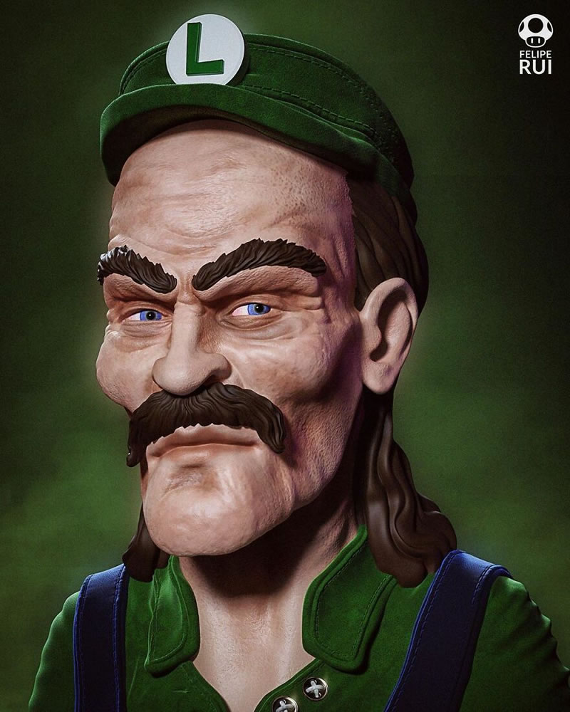 Digital Artist Recreates Popular Cartoons With A Scary Makeover