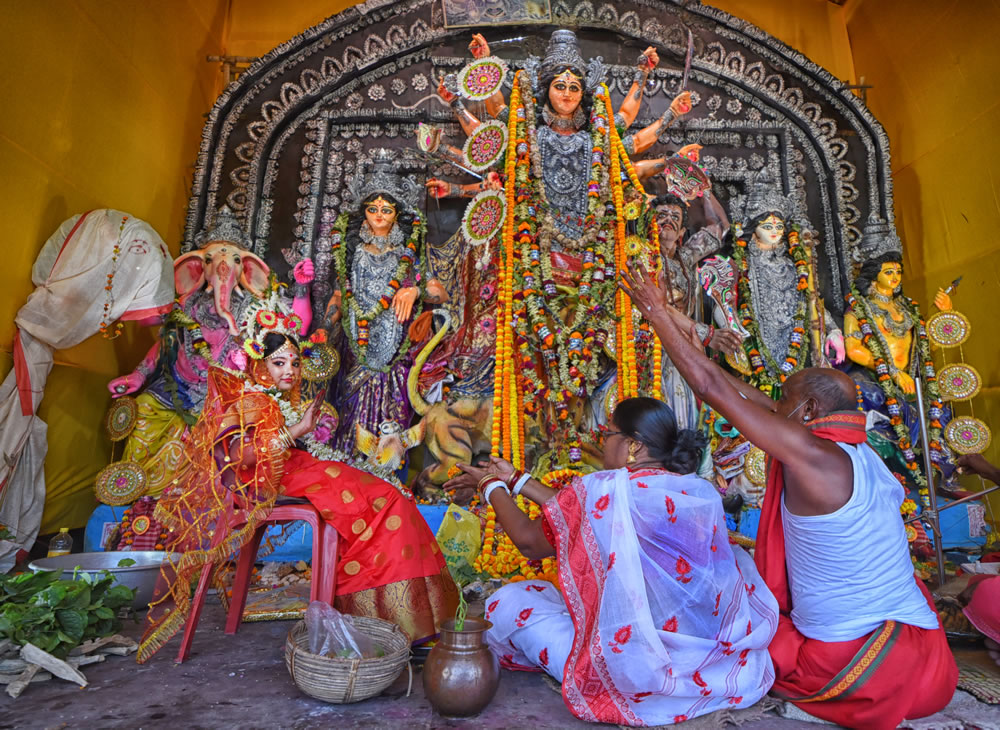 Kumari Puja: Hindu Festival During Durga Puja, Photo Series By Tanusree Mitra