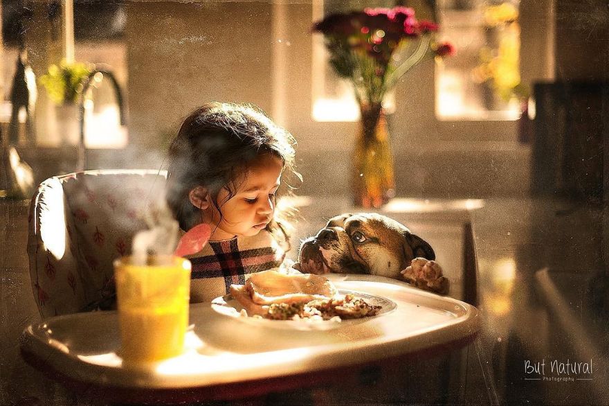 Kids with Animals Fine Art Portraits by Sujata Setia