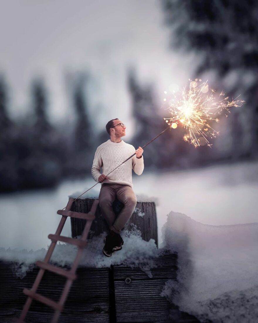 Canadian Photographer Joel Robison Creates Amazing Miniature Images Of Himself