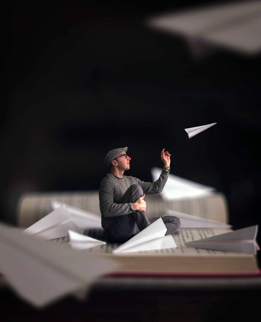 Canadian Photographer Joel Robison Creates Amazing Miniature Images Of Himself