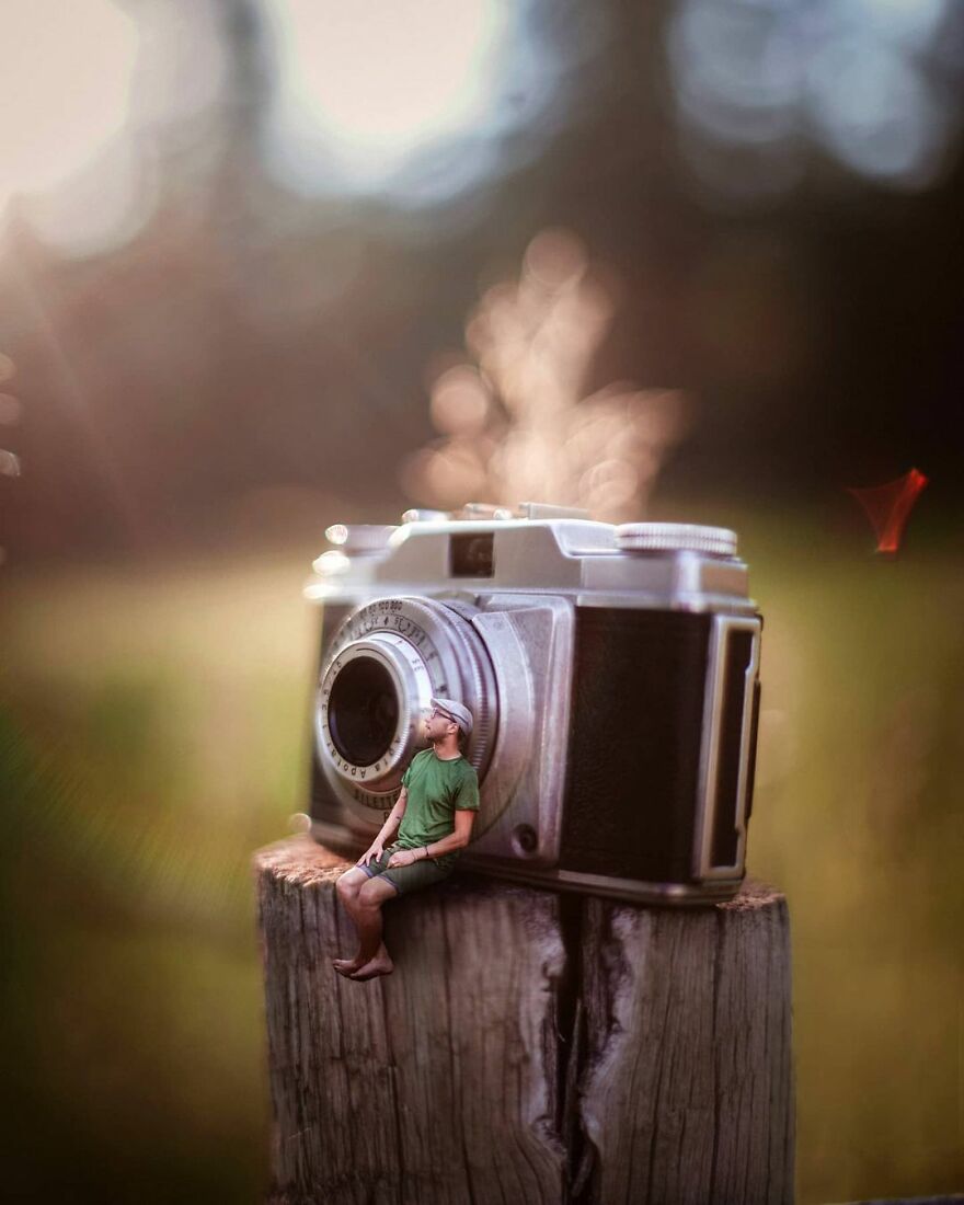 Canadian Photographer Joel Robison Creates Amazing Miniature Images Of Himself