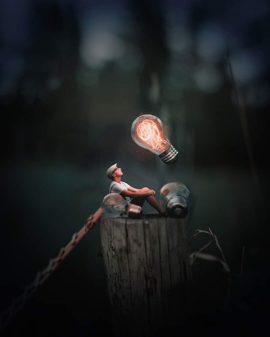 Canadian Photographer Joel Robison Creates Amazing Miniature Images Of Himself