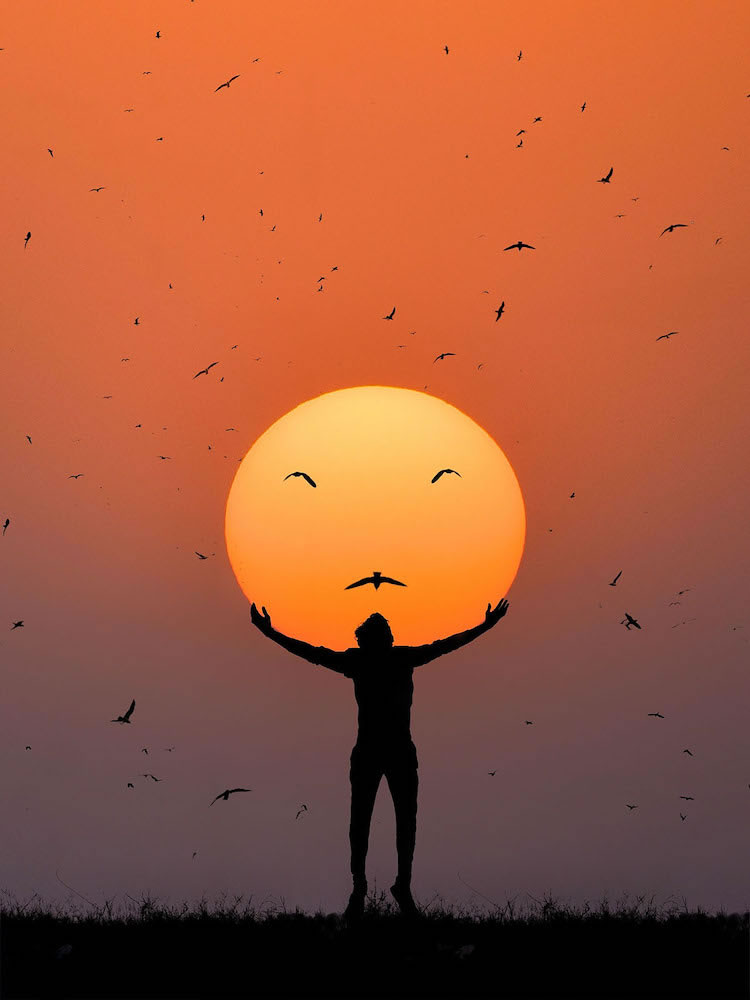 Photographer Sulabh Lamba Use the Sun To Creates Playful Silhouette Photos