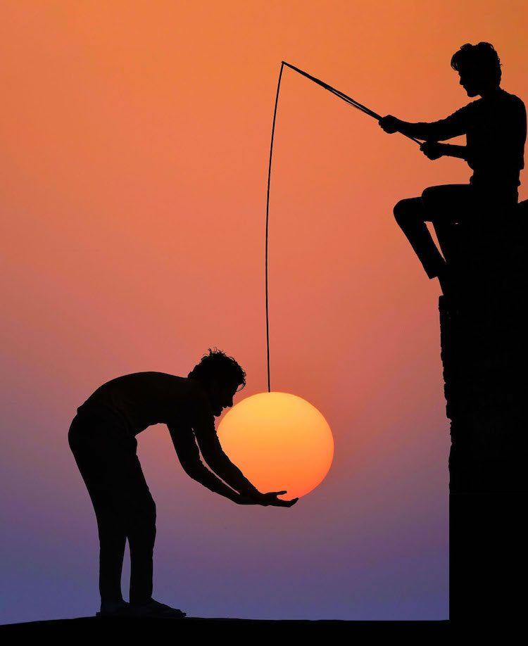 Photographer Sulabh Lamba Use the Sun To Creates Playful Silhouette Photos