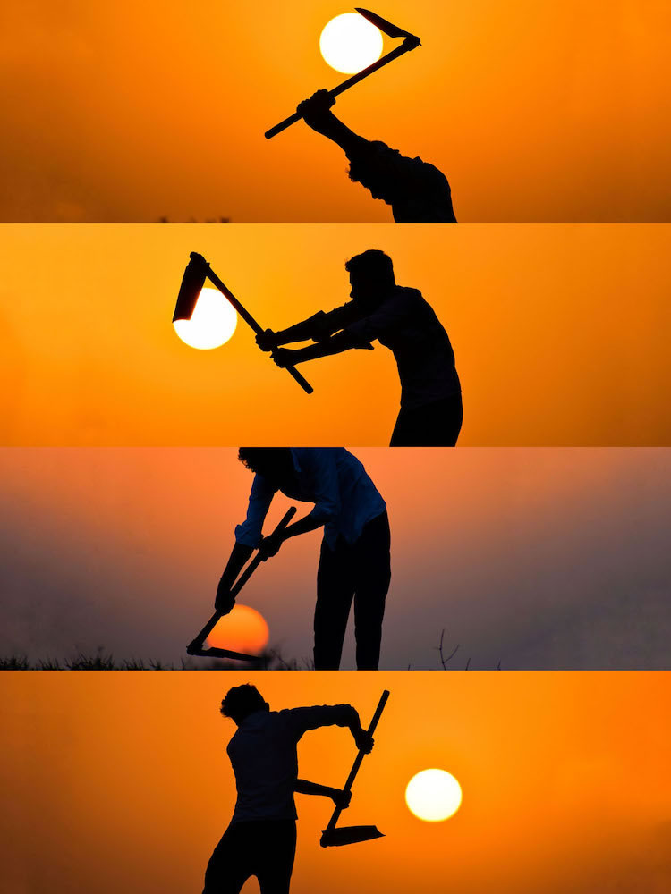 Photographer Sulabh Lamba Use the Sun To Creates Playful Silhouette Photos