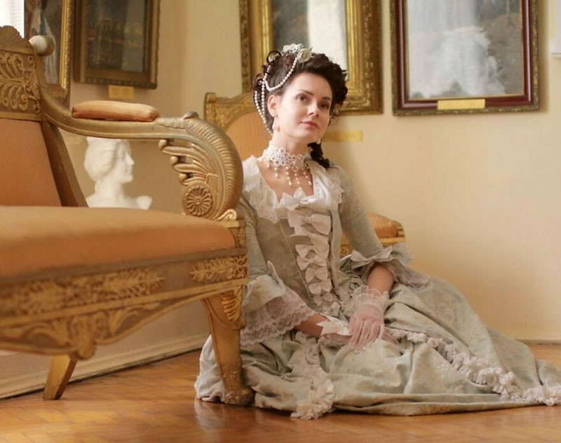 Ukrainian Woman Mila Povoroznyuk Dresses 19th Century Outfits Every Day