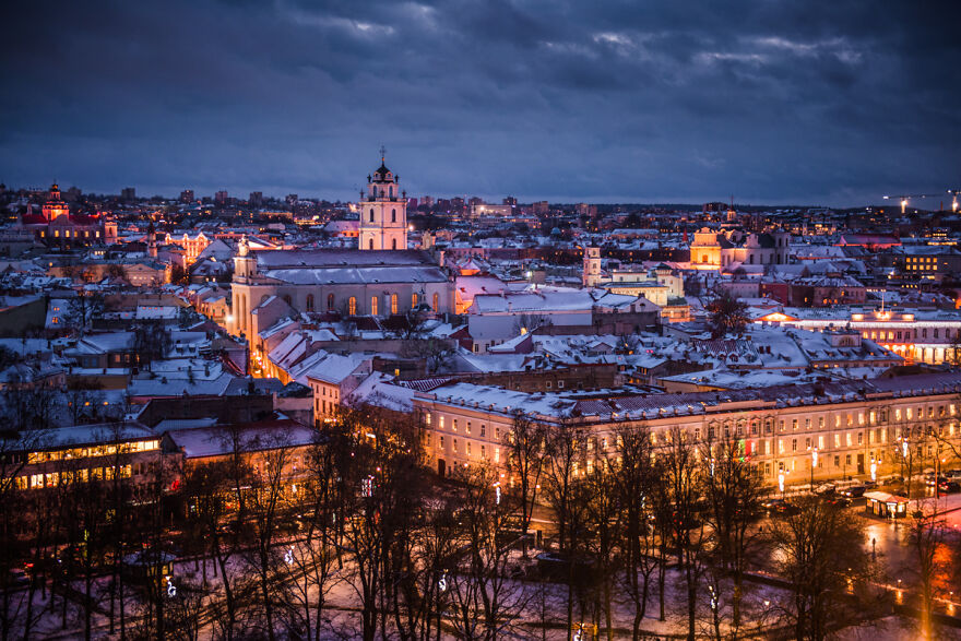 Beautiful Photos Of Vilnius During The Winter Captured By Patryk Bieganski