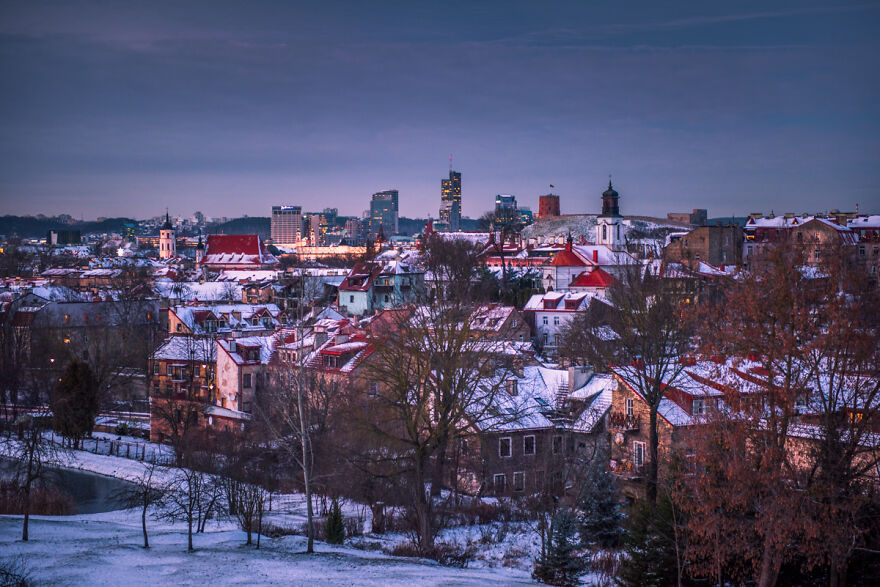 Beautiful Photos Of Vilnius During The Winter Captured By Patryk Bieganski