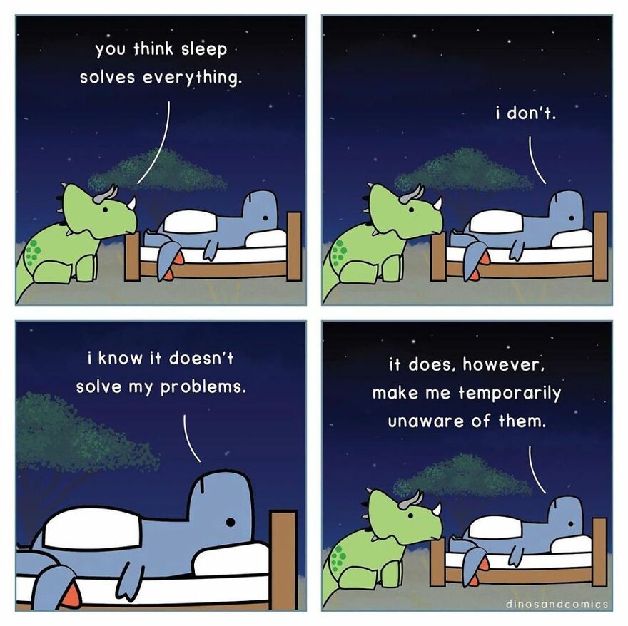 20 Funny And Adorable Dinosaur Comics That Might Boost Your Mental Health