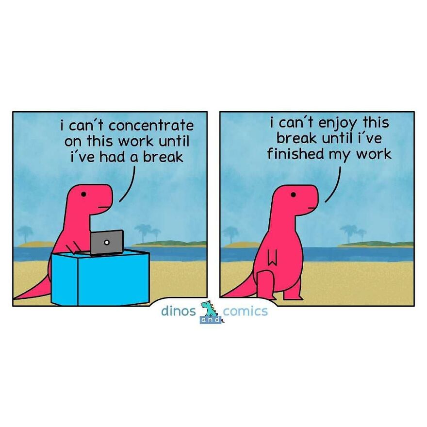 20 Funny And Adorable Dinosaur Comics That Might Boost Your Mental Health