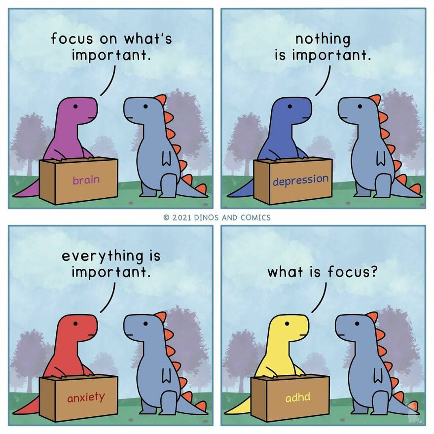 20 Funny And Adorable Dinosaur Comics That Might Boost Your Mental Health