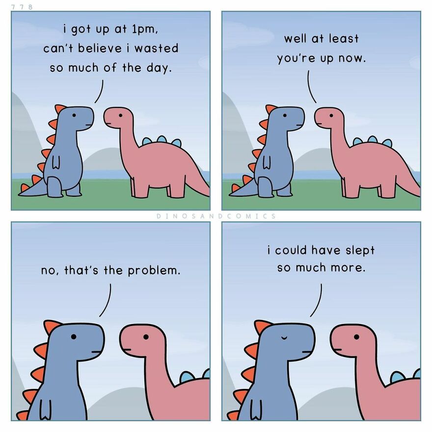 20 Funny And Adorable Dinosaur Comics That Might Boost Your Mental Health