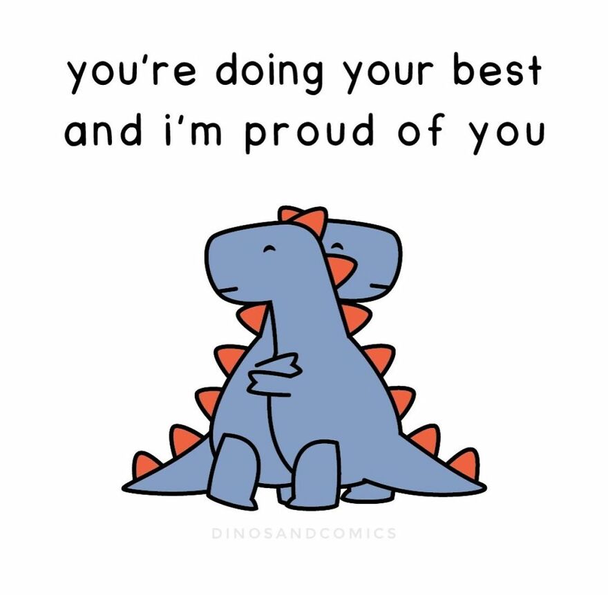 20 Funny And Adorable Dinosaur Comics That Might Boost Your Mental Health