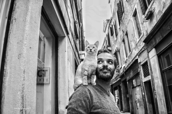 Photographs Of People With Their Cats In Venice, Italy By Marianna Zampieri