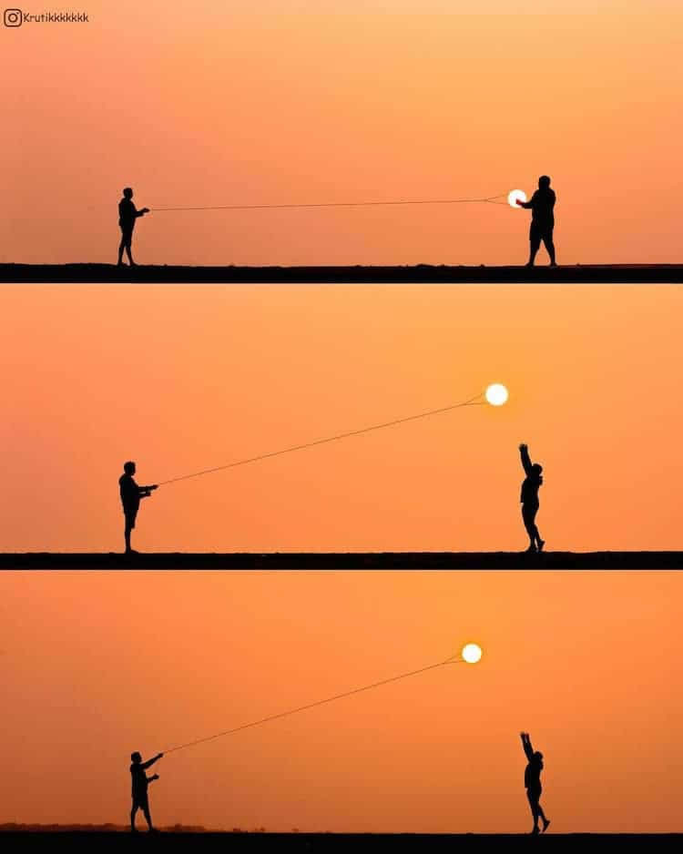 Krutik Thakur Captures Beautiful Sunset Silhouettes To Tell Magical Visual Stories