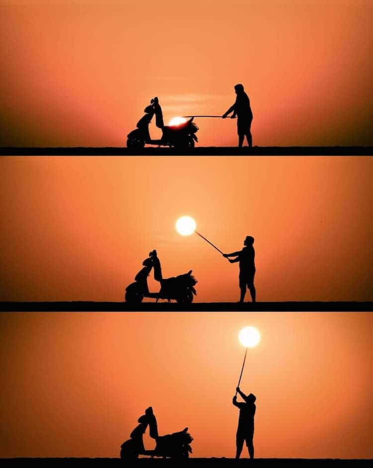 Krutik Thakur Captures Beautiful Sunset Silhouettes To Tell Magical Visual Stories