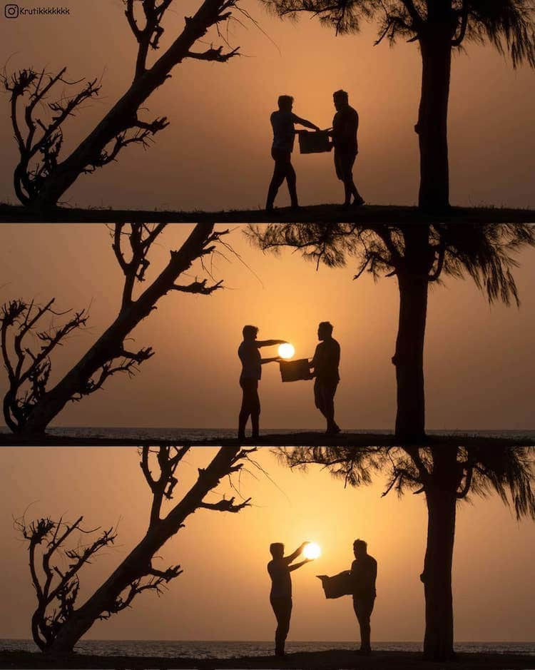 Krutik Thakur Captures Beautiful Sunset Silhouettes To Tell Magical Visual Stories