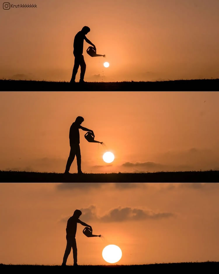 Krutik Thakur Captures Beautiful Sunset Silhouettes To Tell Magical Visual Stories