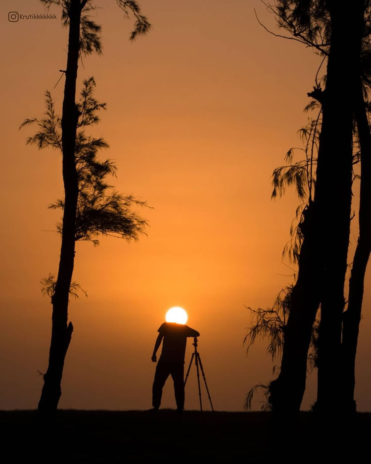 Krutik Thakur Captures Beautiful Sunset Silhouettes To Tell Magical Visual Stories