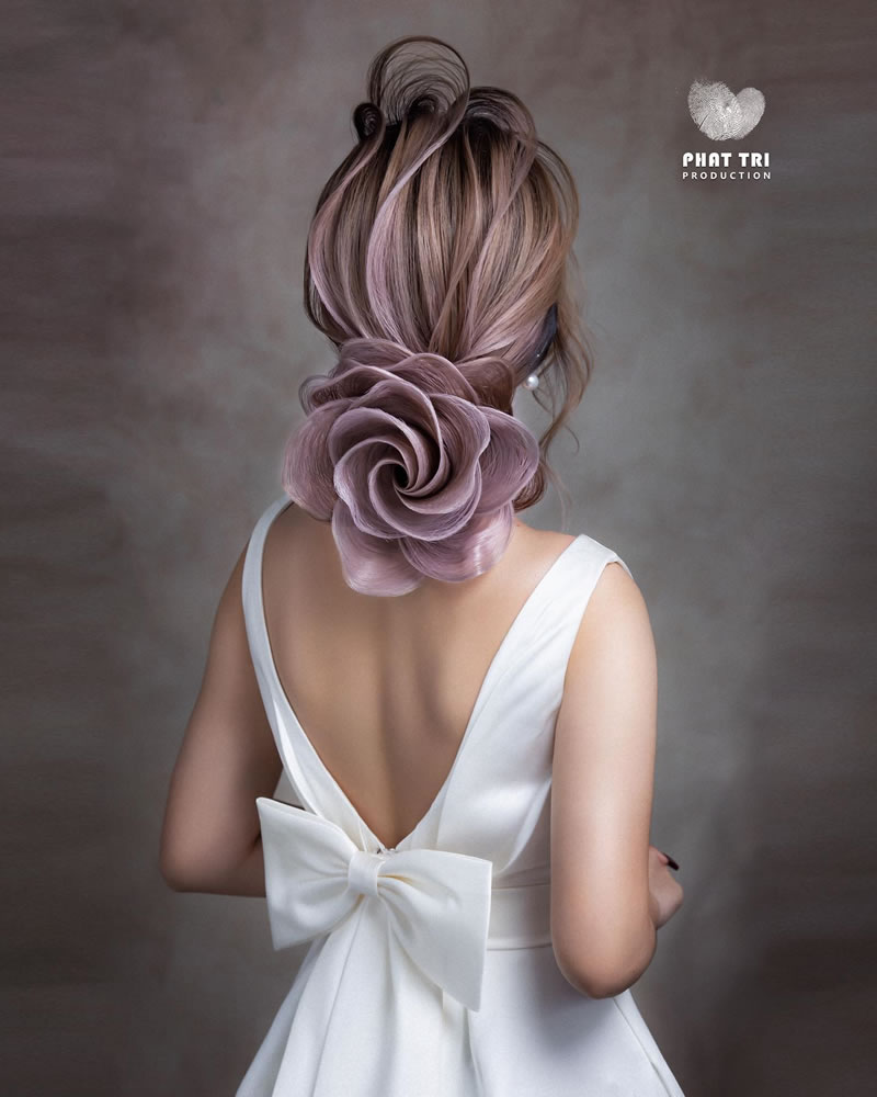 Beautiful Hairstyles That Look Like Ornate Flowers