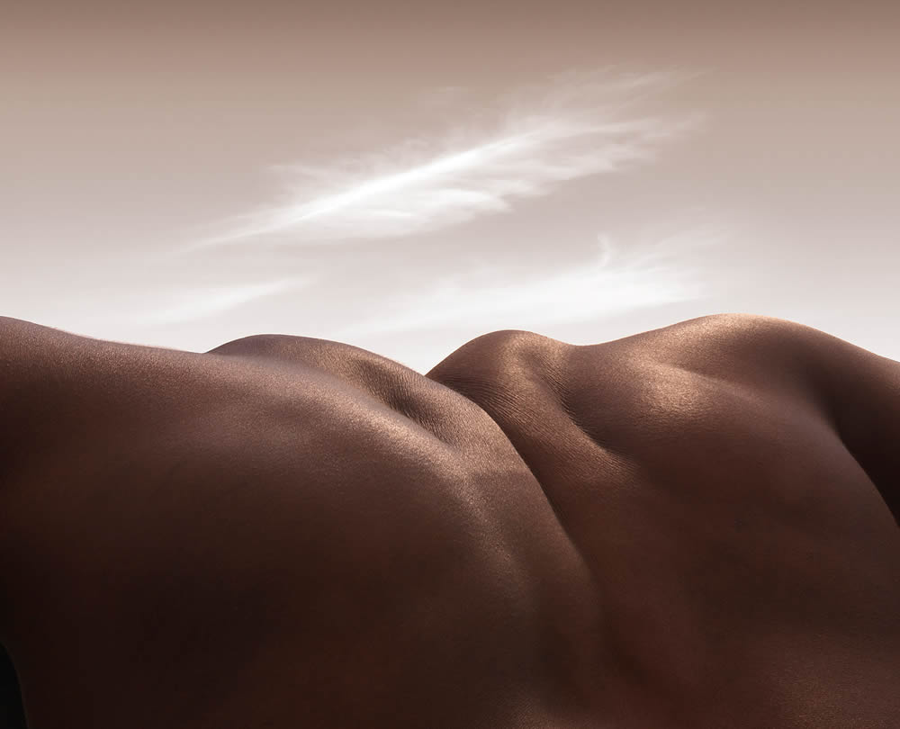 Bodyscapes of the human body by Carl Warner