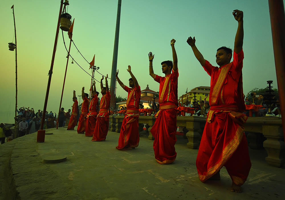 Stair Dairy Of Colorful Varanasi By Tanusree Mitra