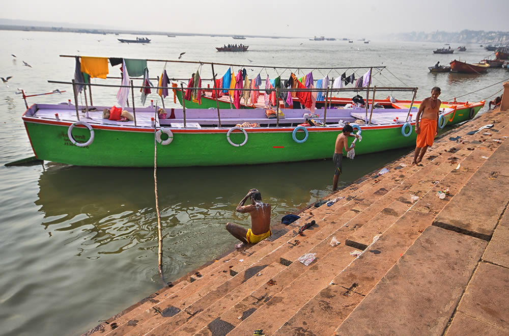 Stair Dairy Of Colorful Varanasi By Tanusree Mitra