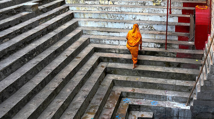 Stair Dairy Of Colorful Varanasi By Tanusree Mitra