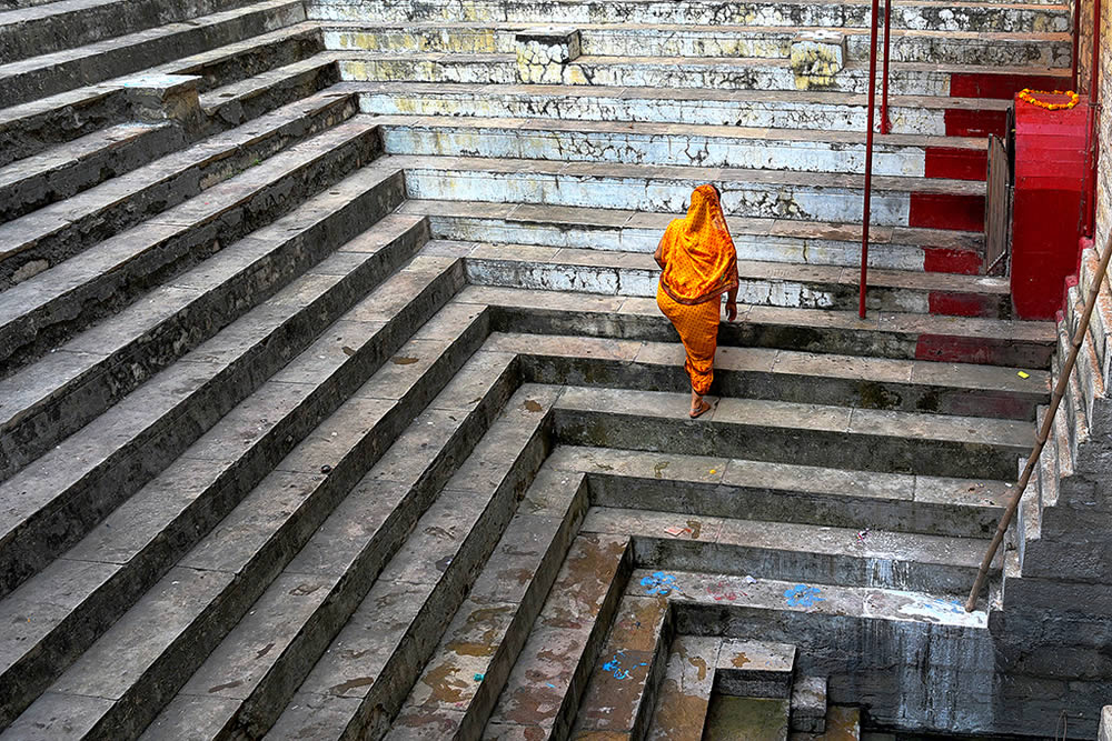 Stair Dairy Of Colorful Varanasi By Tanusree Mitra