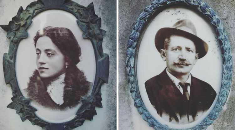 Fascinating Photographs I Found On Old Tombstones In Italian Cemeteries