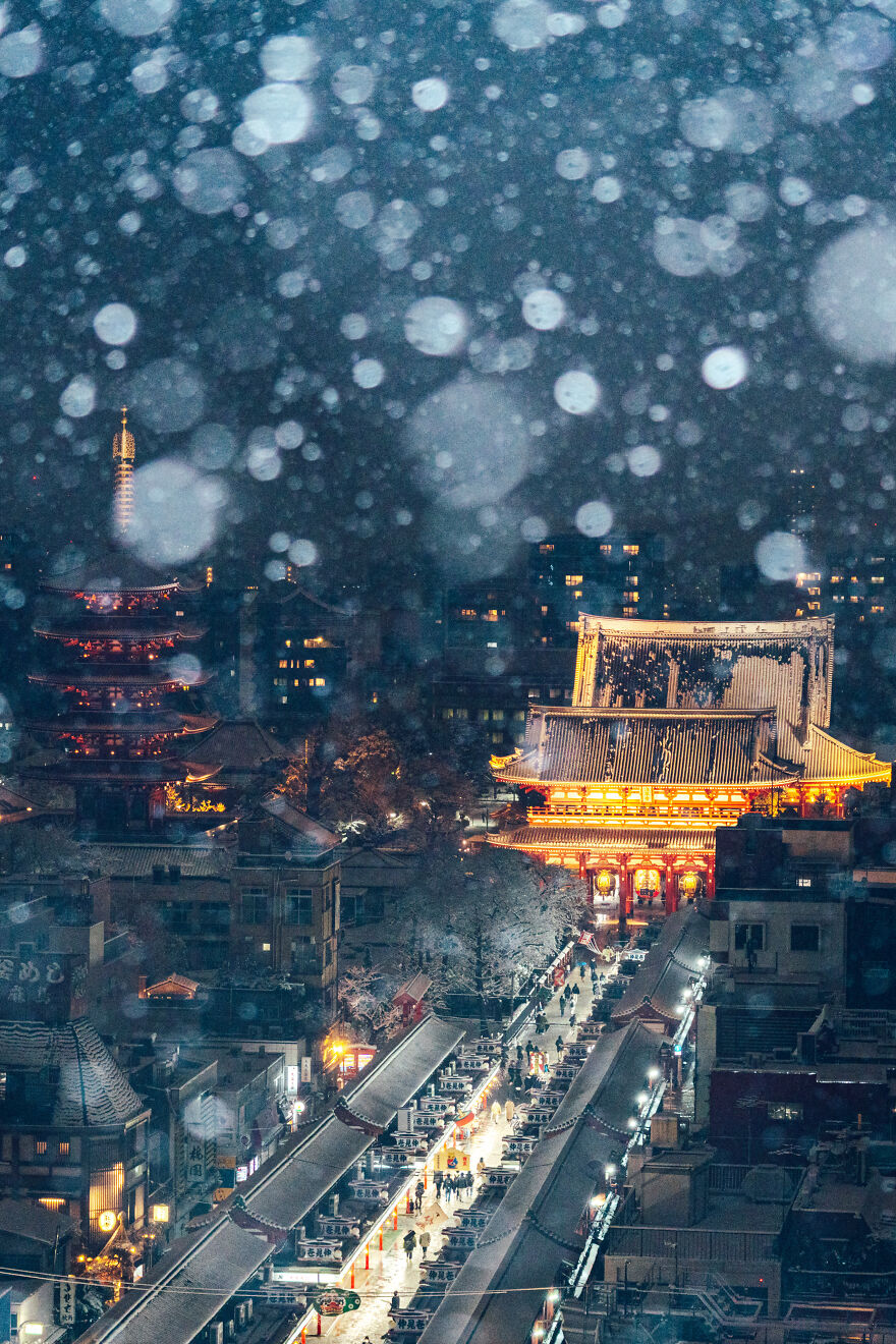 Tokyo Covered In Heavy Snow Captured By Yuichi Yokota