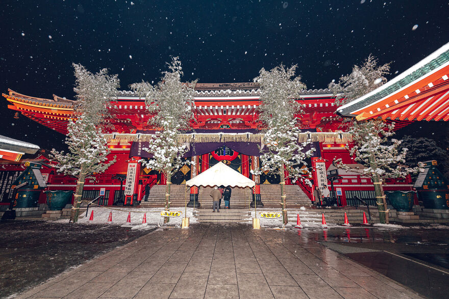 Tokyo Covered In Heavy Snow Captured By Yuichi Yokota