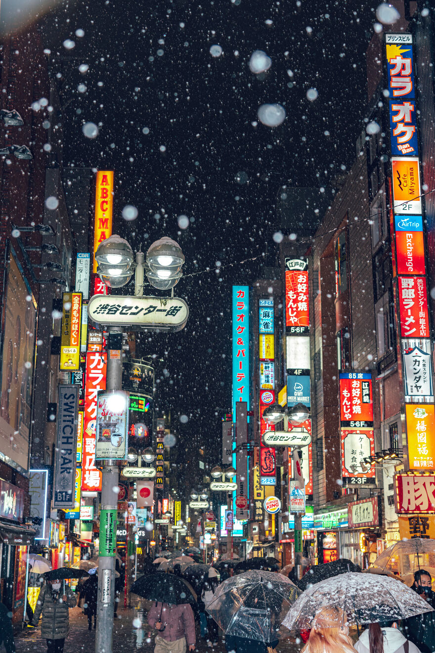 Tokyo Covered In Heavy Snow Captured By Yuichi Yokota