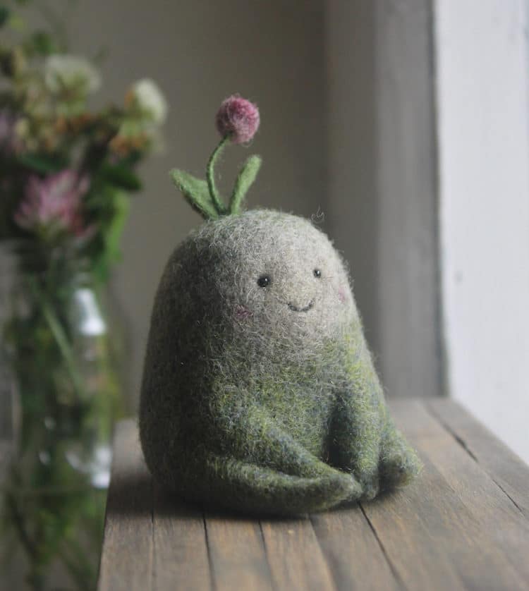 Whimsical Wool Creatures by Nastasya Shuljak