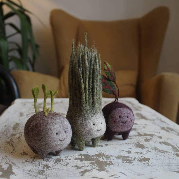 Whimsical Wool Creatures by Nastasya Shuljak