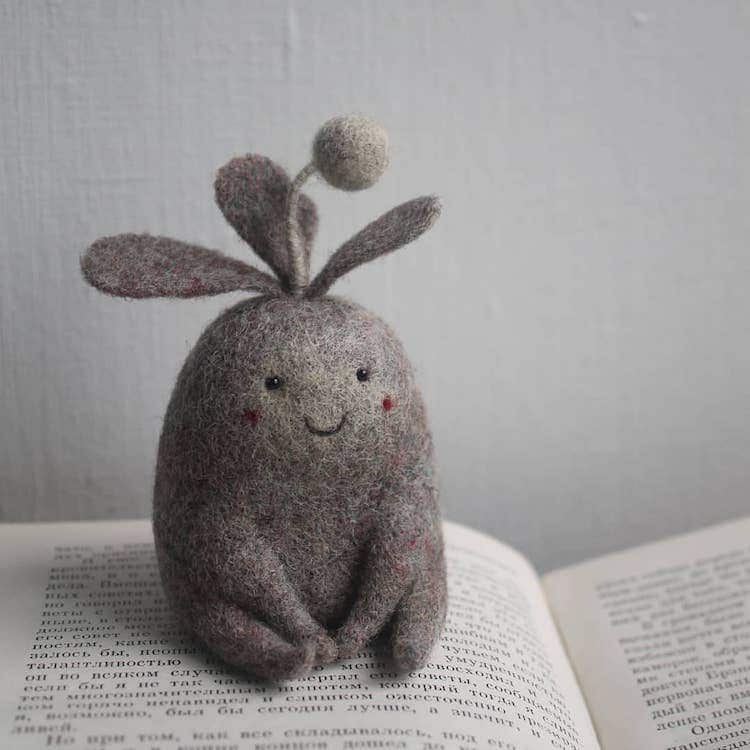 Whimsical Wool Creatures by Nastasya Shuljak