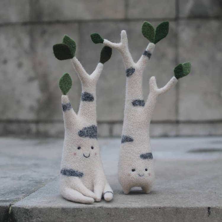 Whimsical Wool Creatures by Nastasya Shuljak