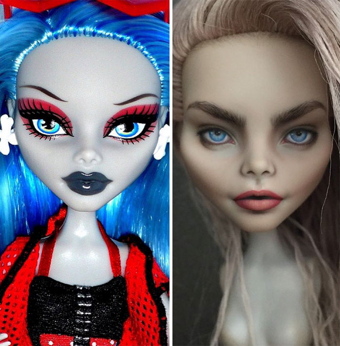 Removes Make-Up From Dolls By Olga Kamenetskaya