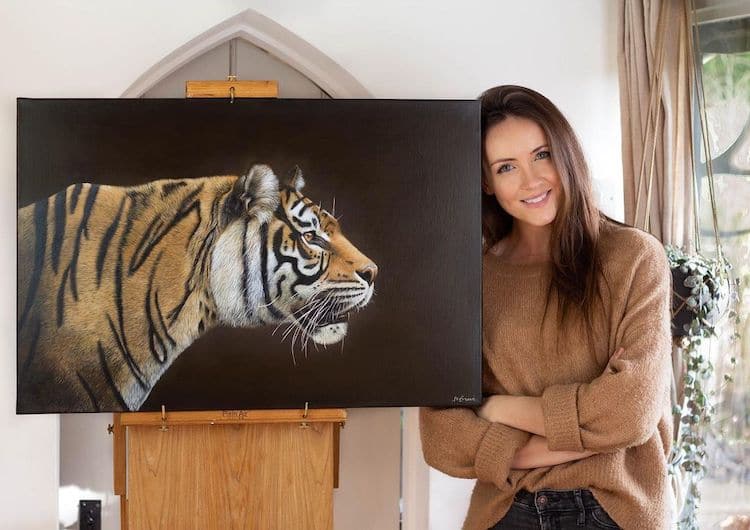 Realistic Animal Paintings By Sophie Green