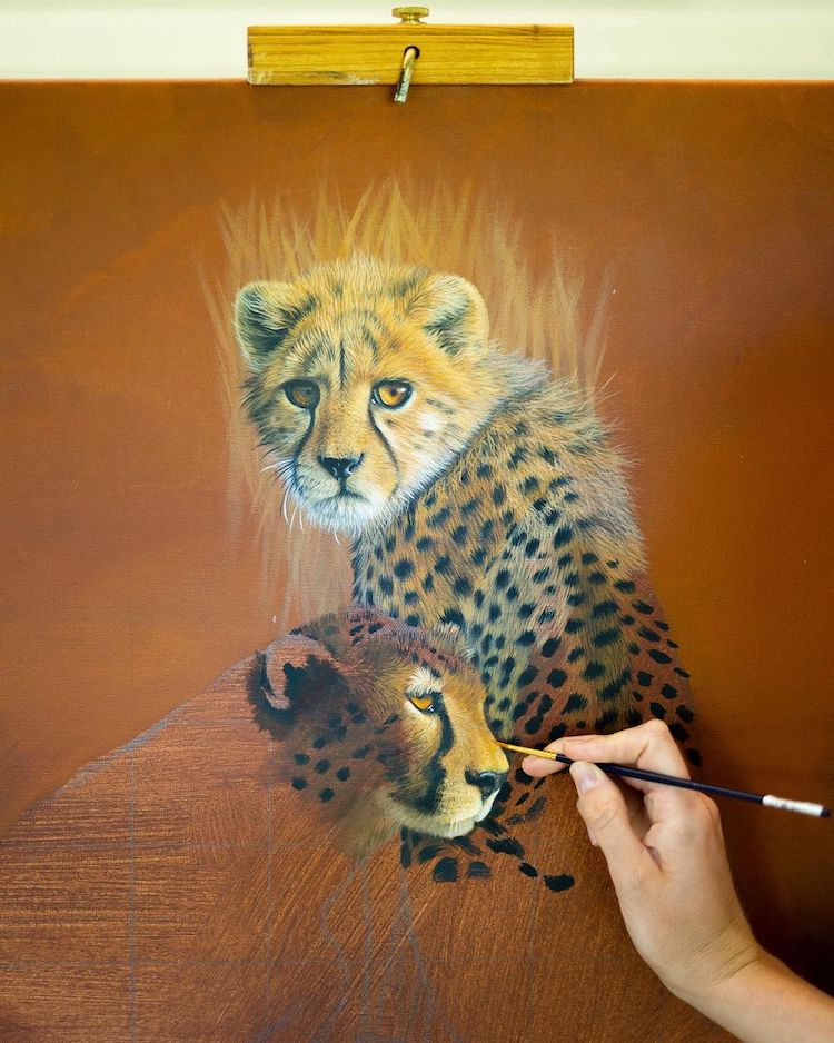 Realistic Animal Paintings By Sophie Green